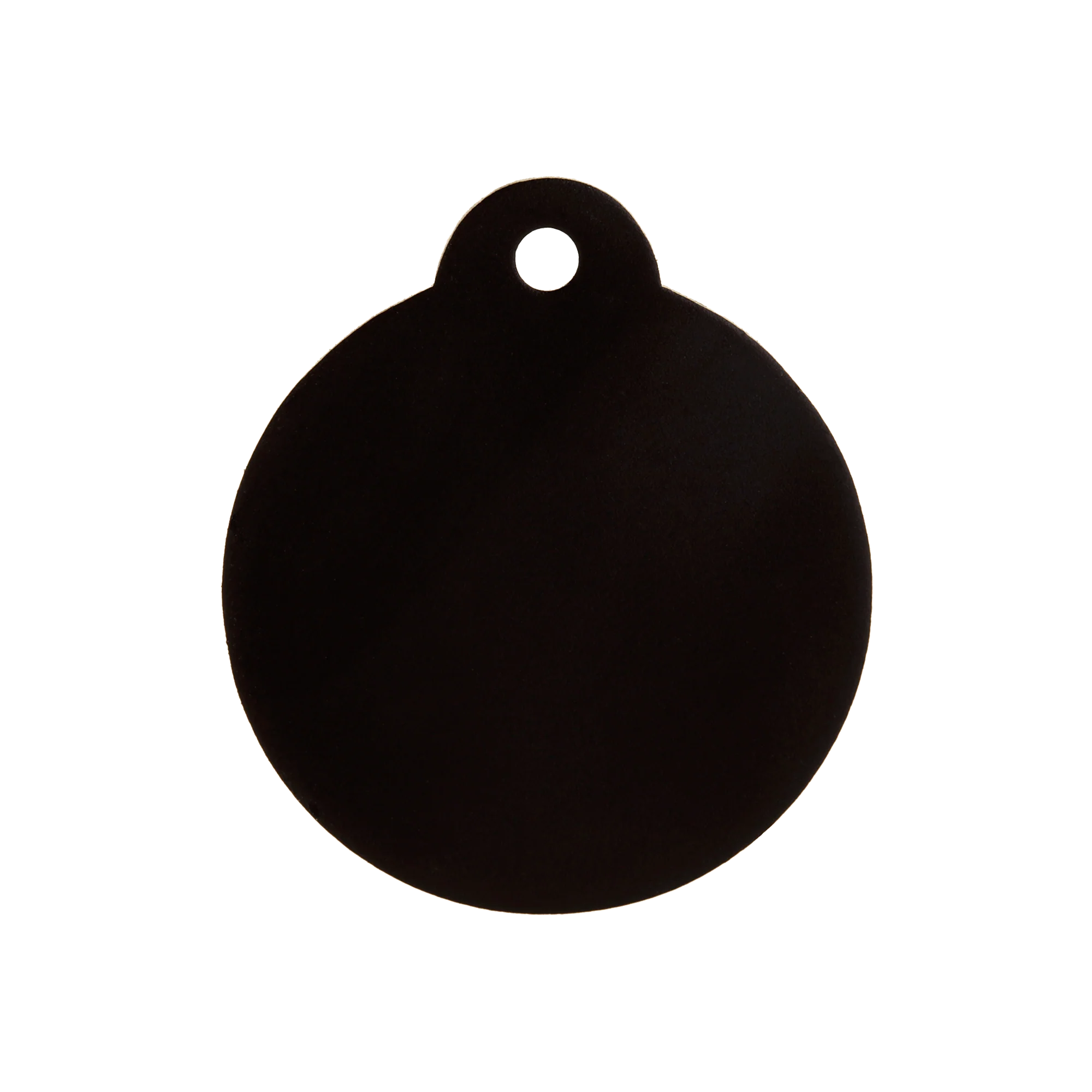 Aluminium Black Disc Pet Tag