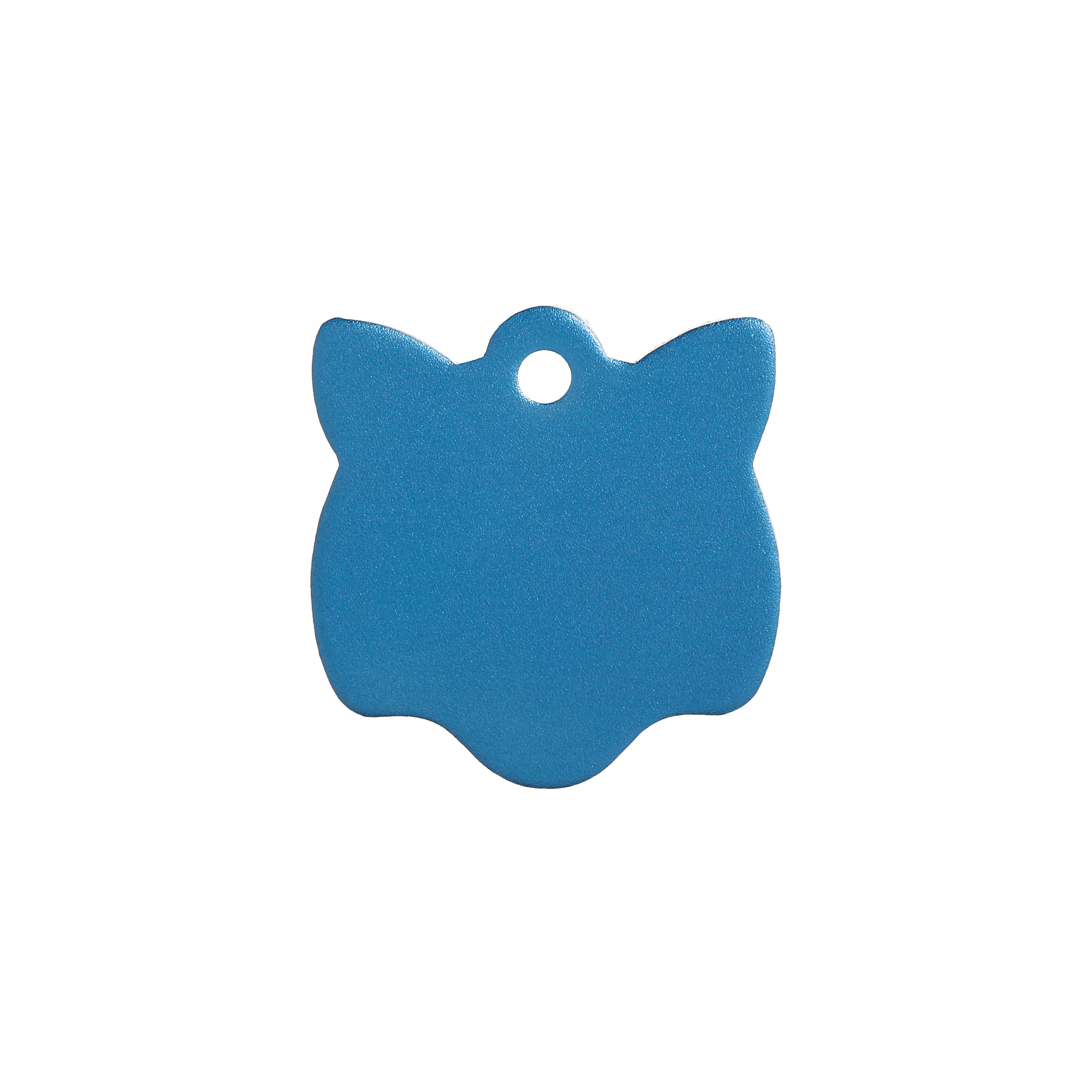 Aluminium Blue Cat Pet Tag