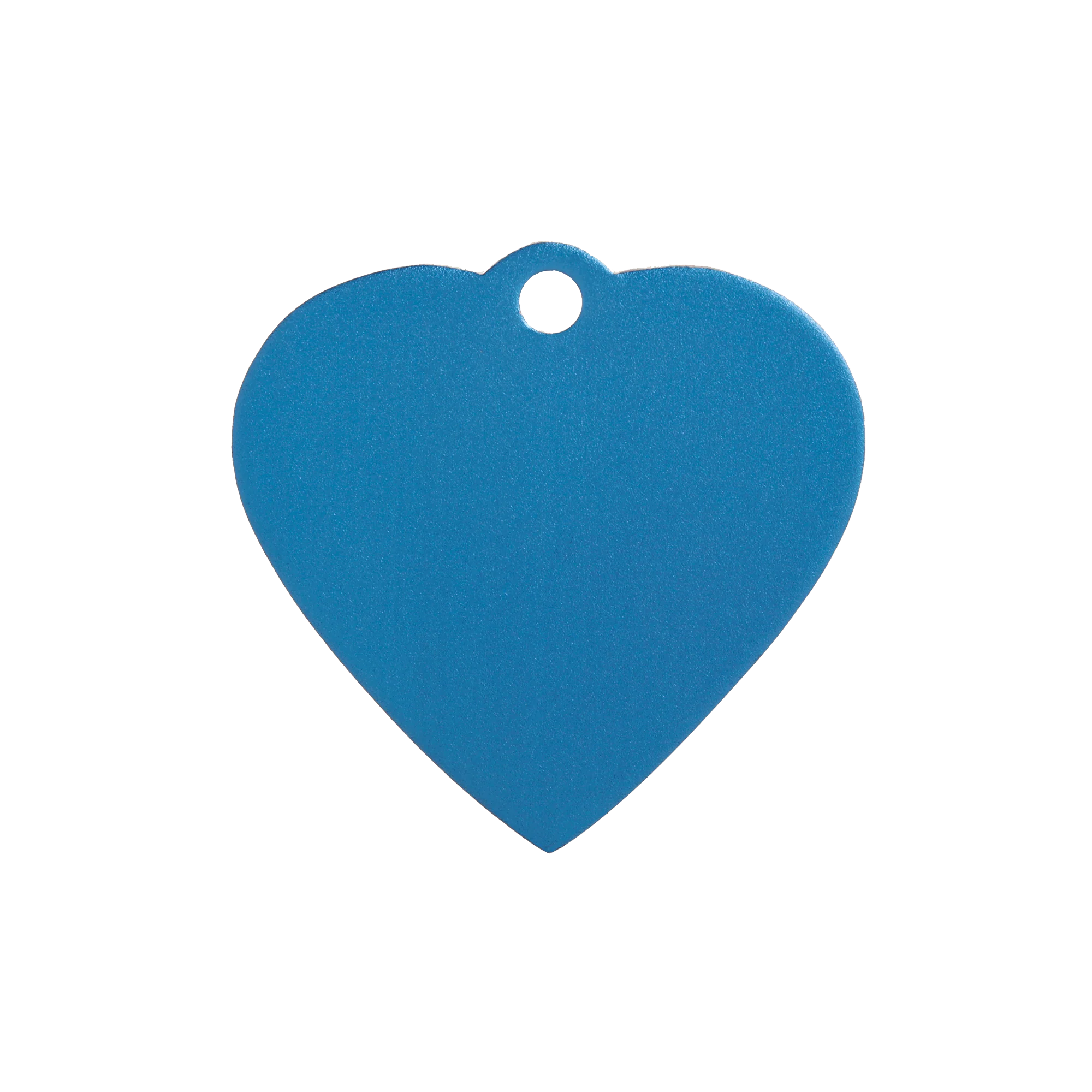 Aluminium Blue Heart Pet Tag