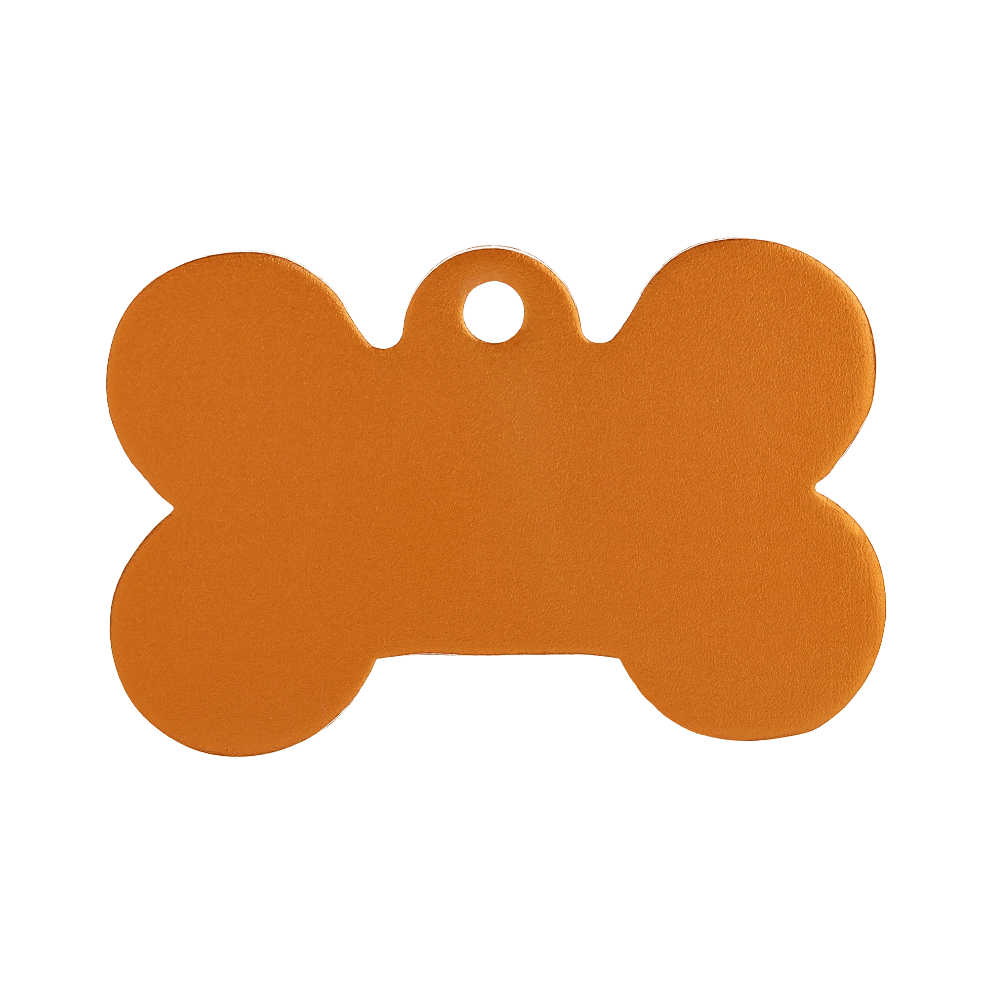 Aluminium Orange Bone Pet ID Tag - Image 2