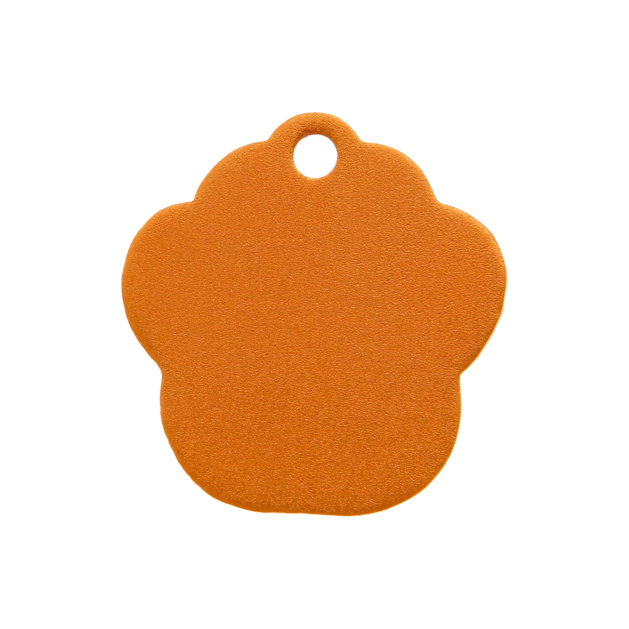 Orange Aluminium Paw Pet Tag - Image 2
