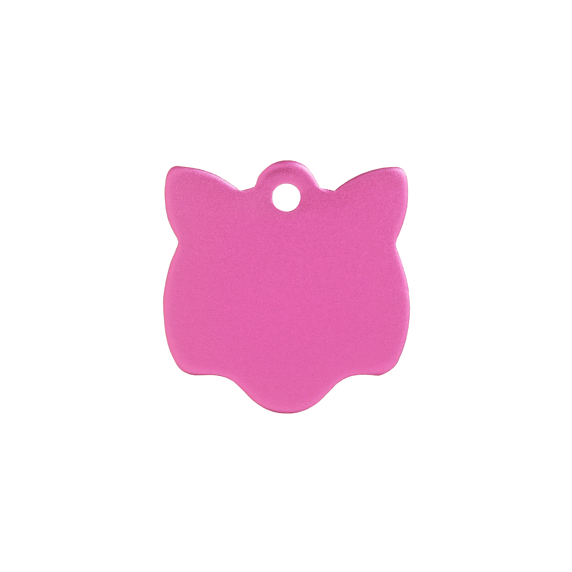 Aluminium Pink Cat Pet Tag