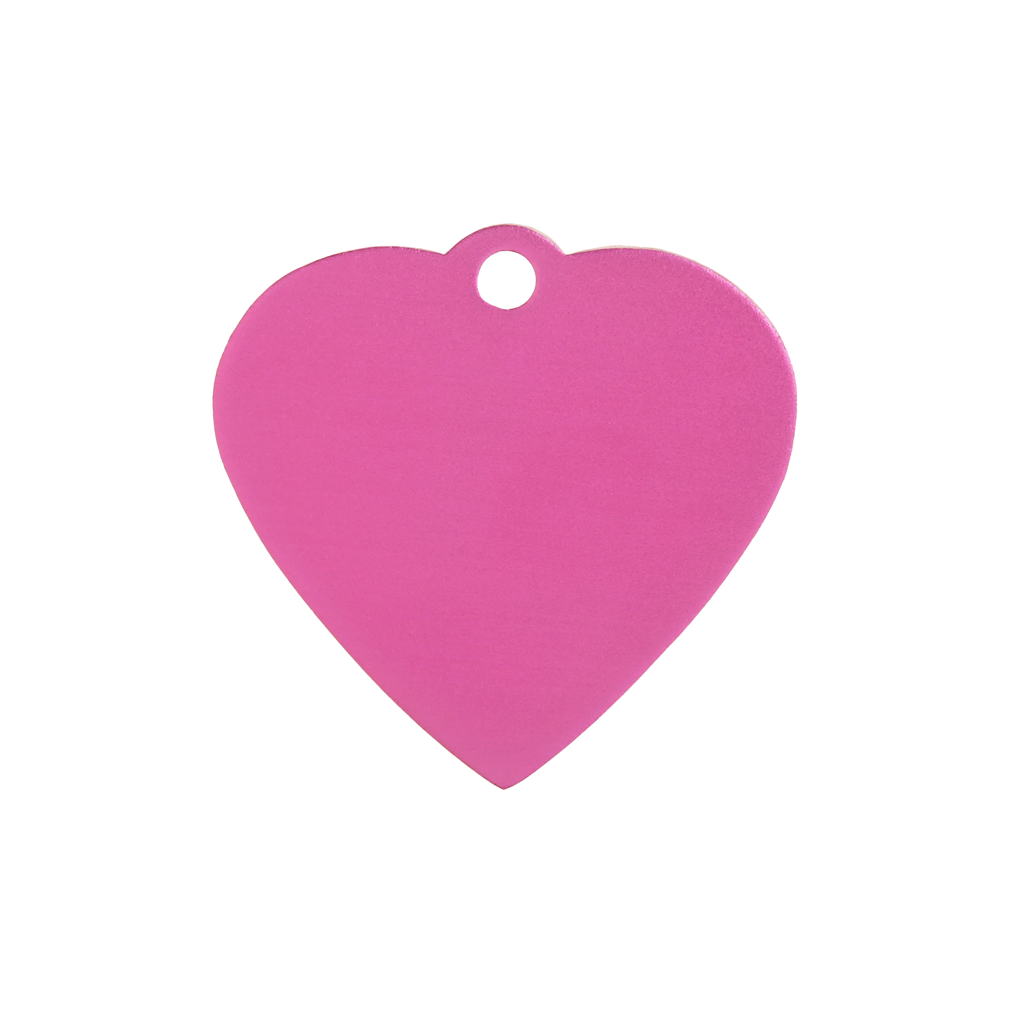 Aluminium Pink Heart Pet Tag - Image 2