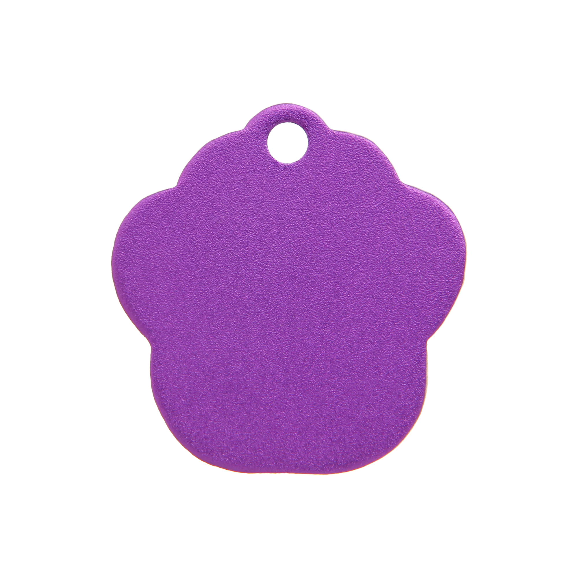 Purple Aluminium Paw Pet Tag - Image 2