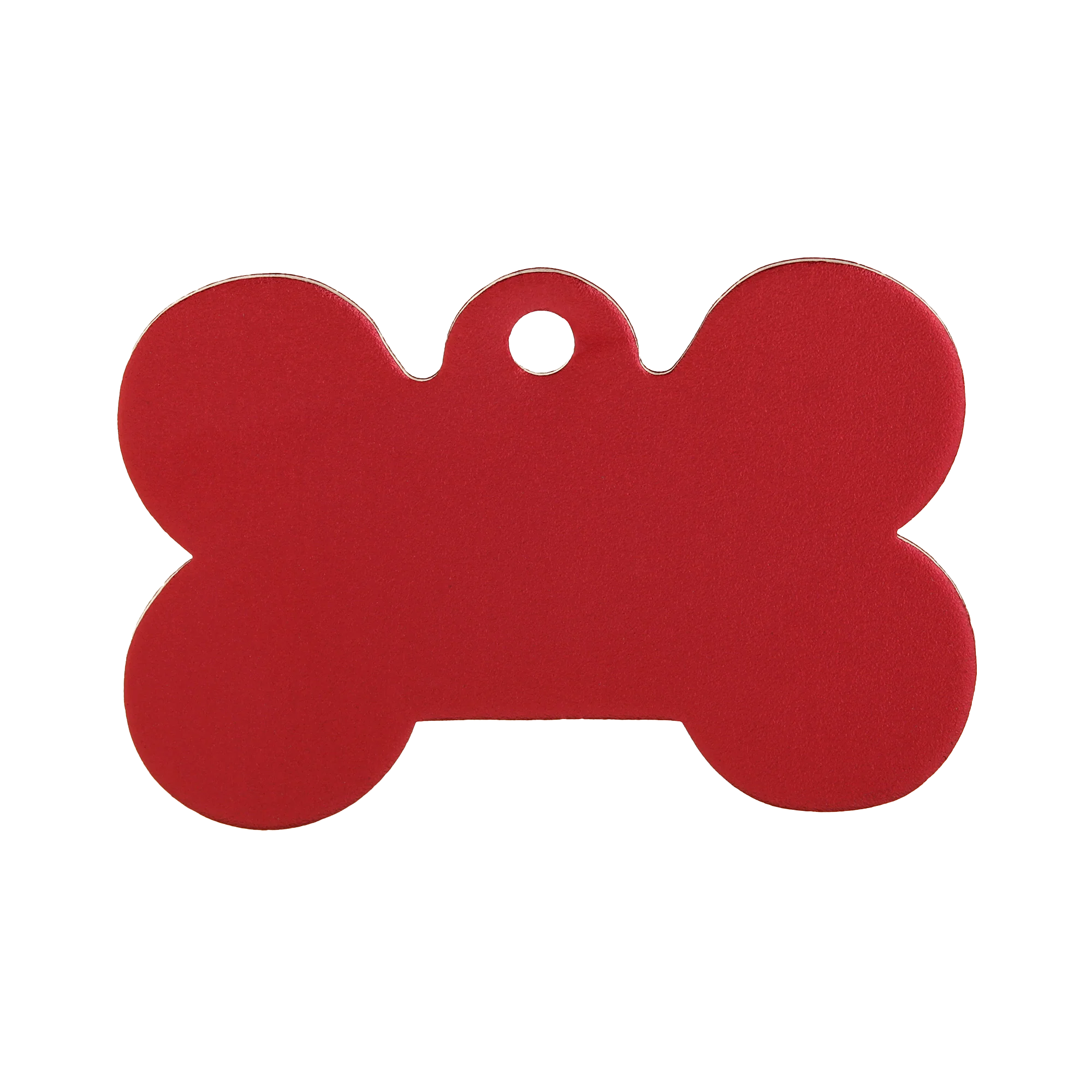 Aluminium Red Bone Pet ID Tag - Image 2