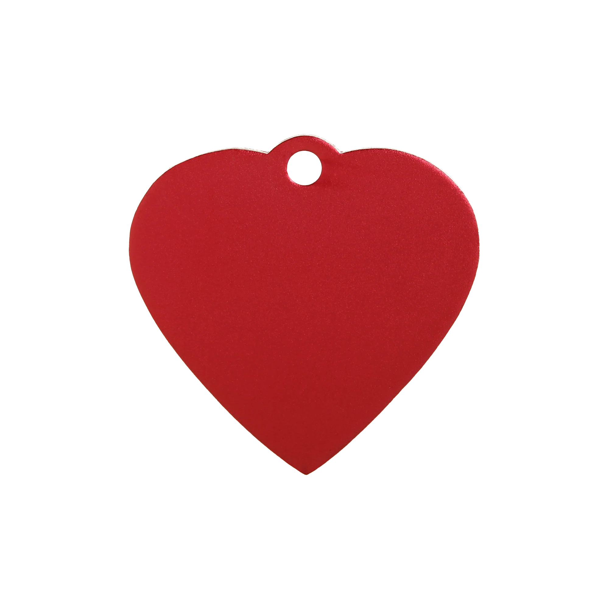 Aluminium Red Heart Pet Tag - Image 2