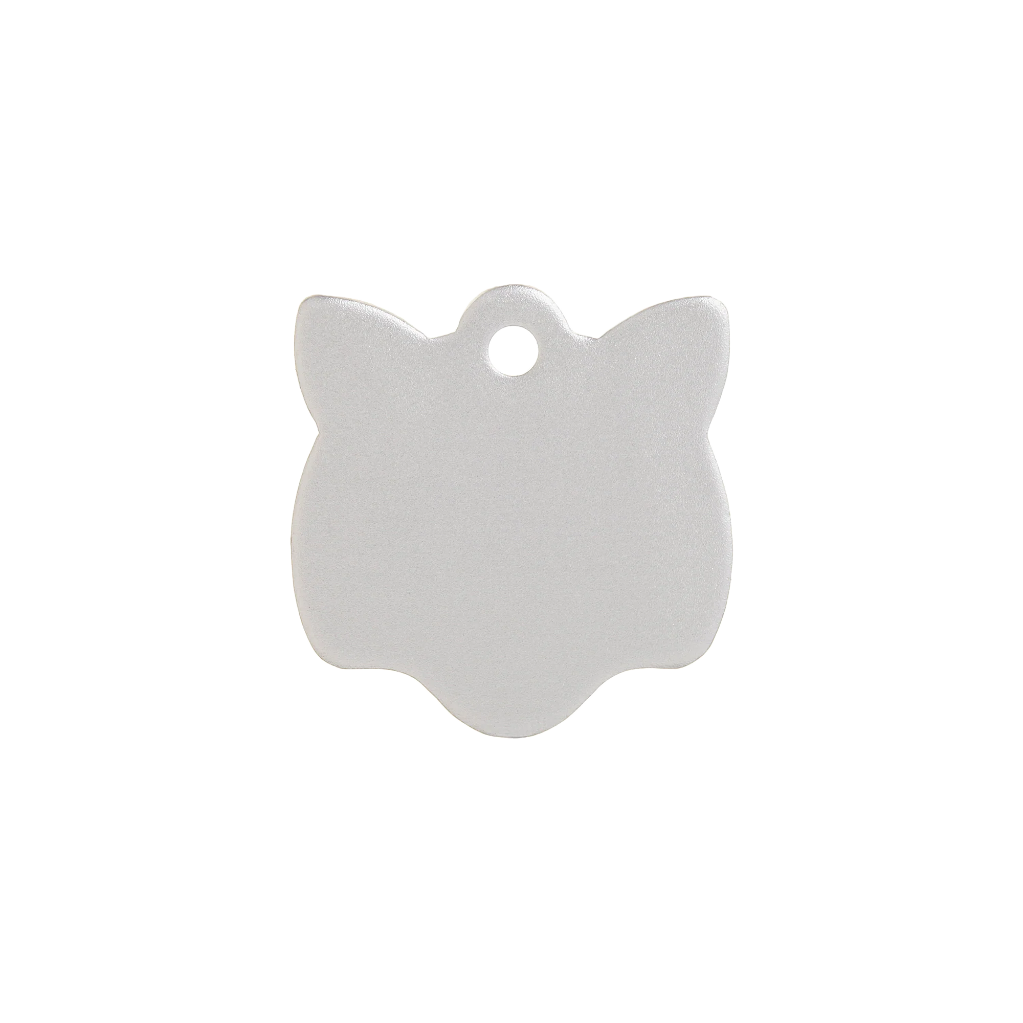 Aluminium Silver Cat Pet Tag