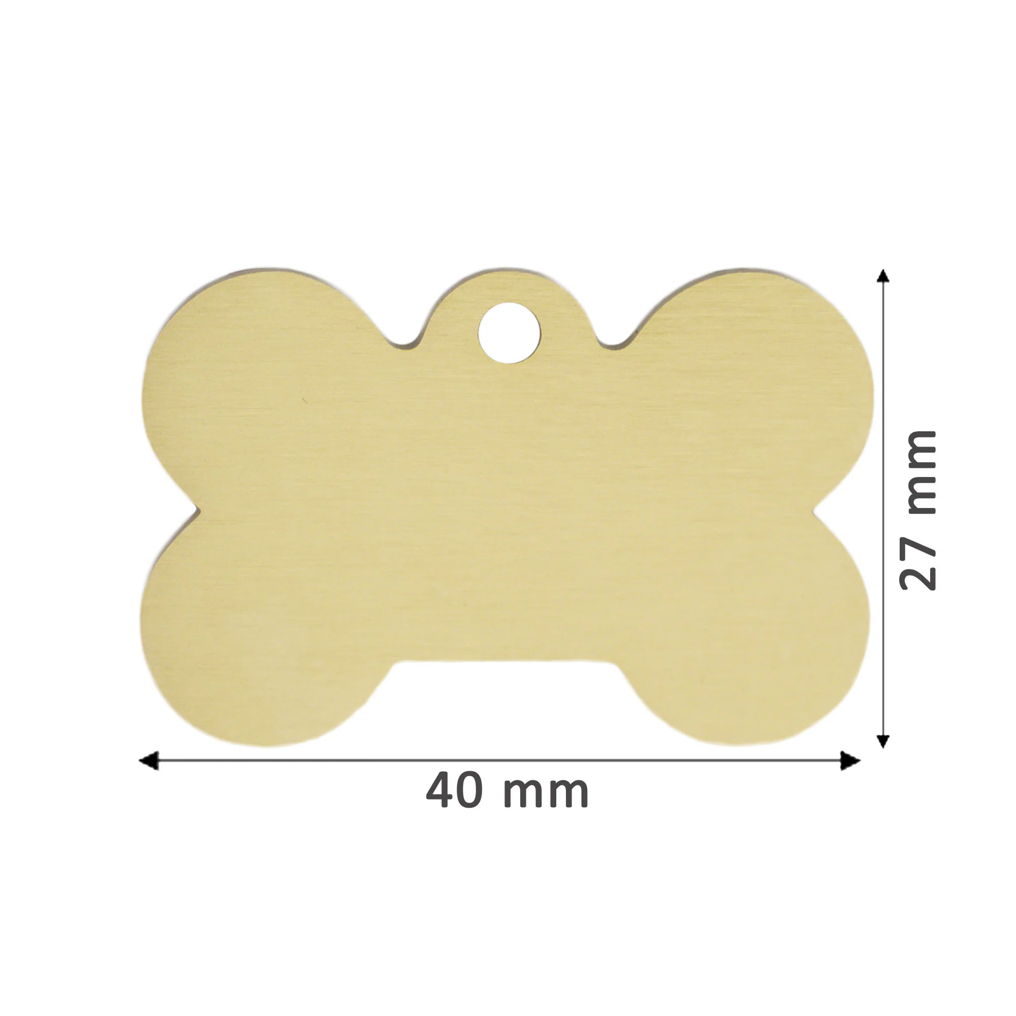 Brass Bone Dog ID Tag - Image 3
