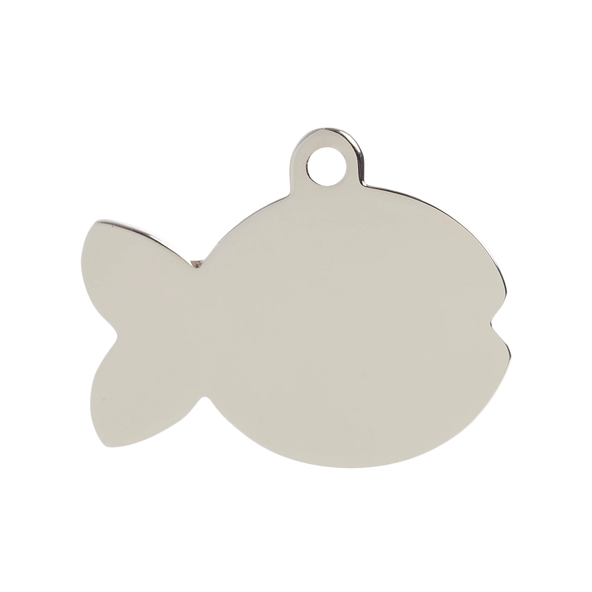 Light Blue Sparkle Fish Pet ID Tag - Image 2