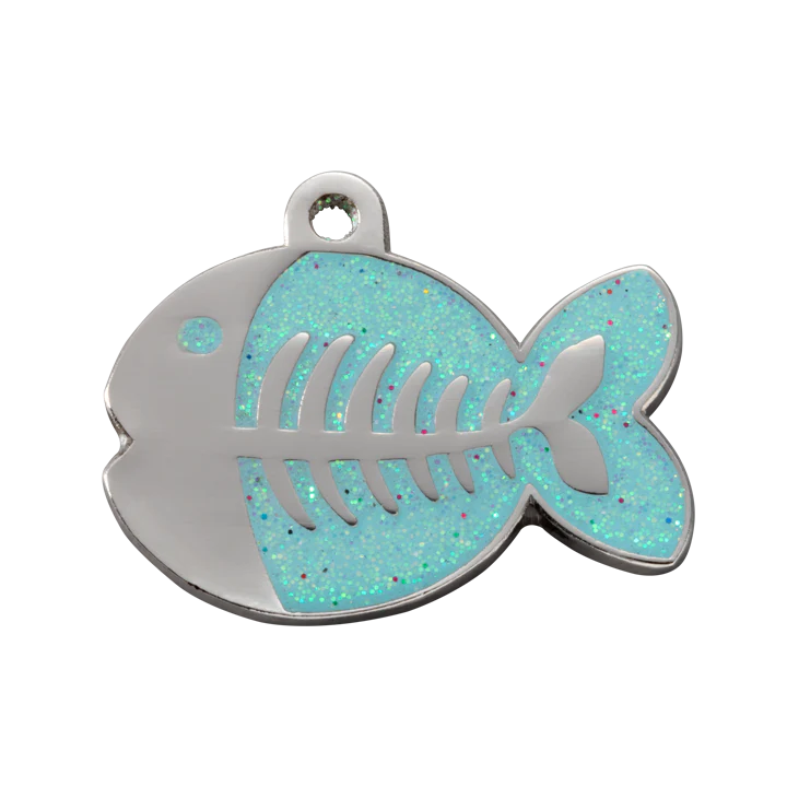 Ocean Sparkle Fish Pet ID Tag