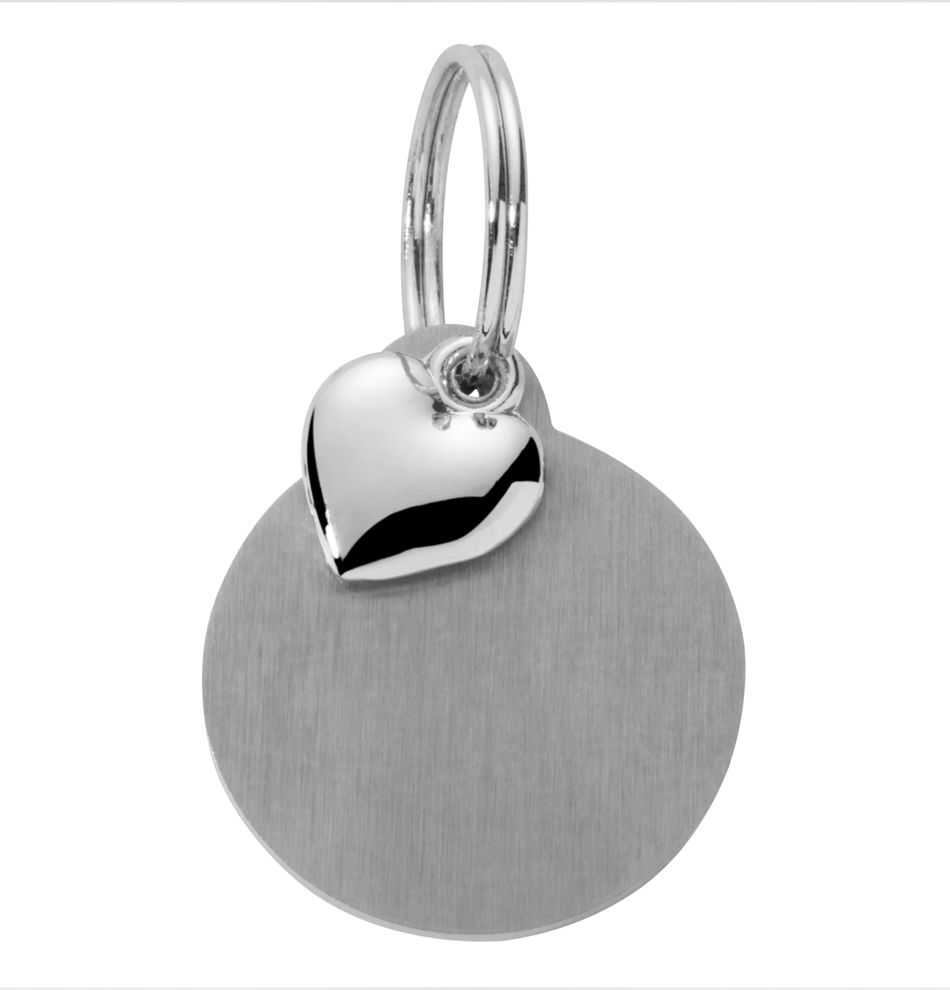 Heart Charms for Pet Tags in Silver & Gold Finish - Image 2