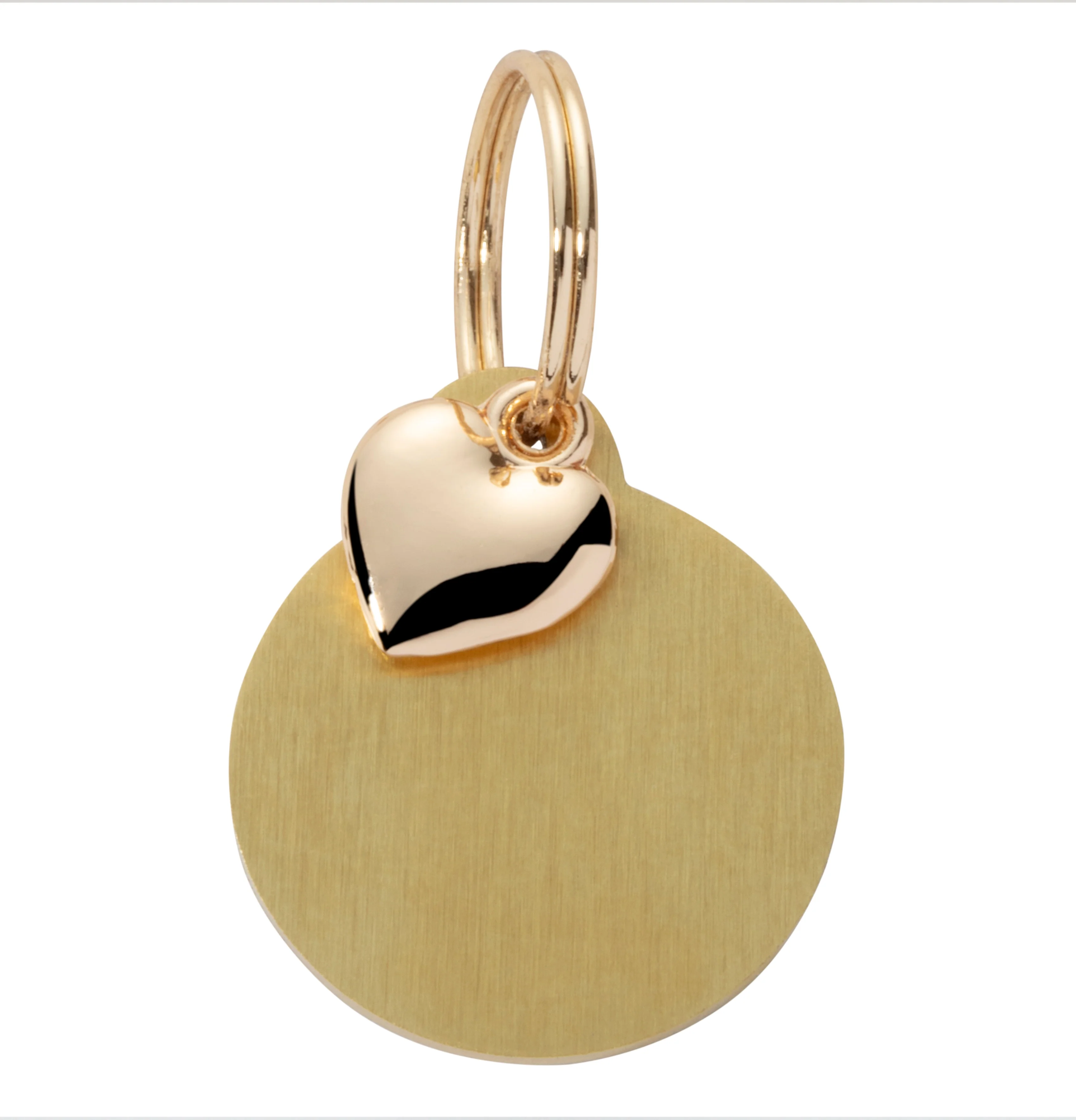 Heart Charms for Pet Tags in Silver & Gold Finish - Image 4