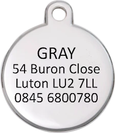 Pawprint Blue Pet Tag - Image 3