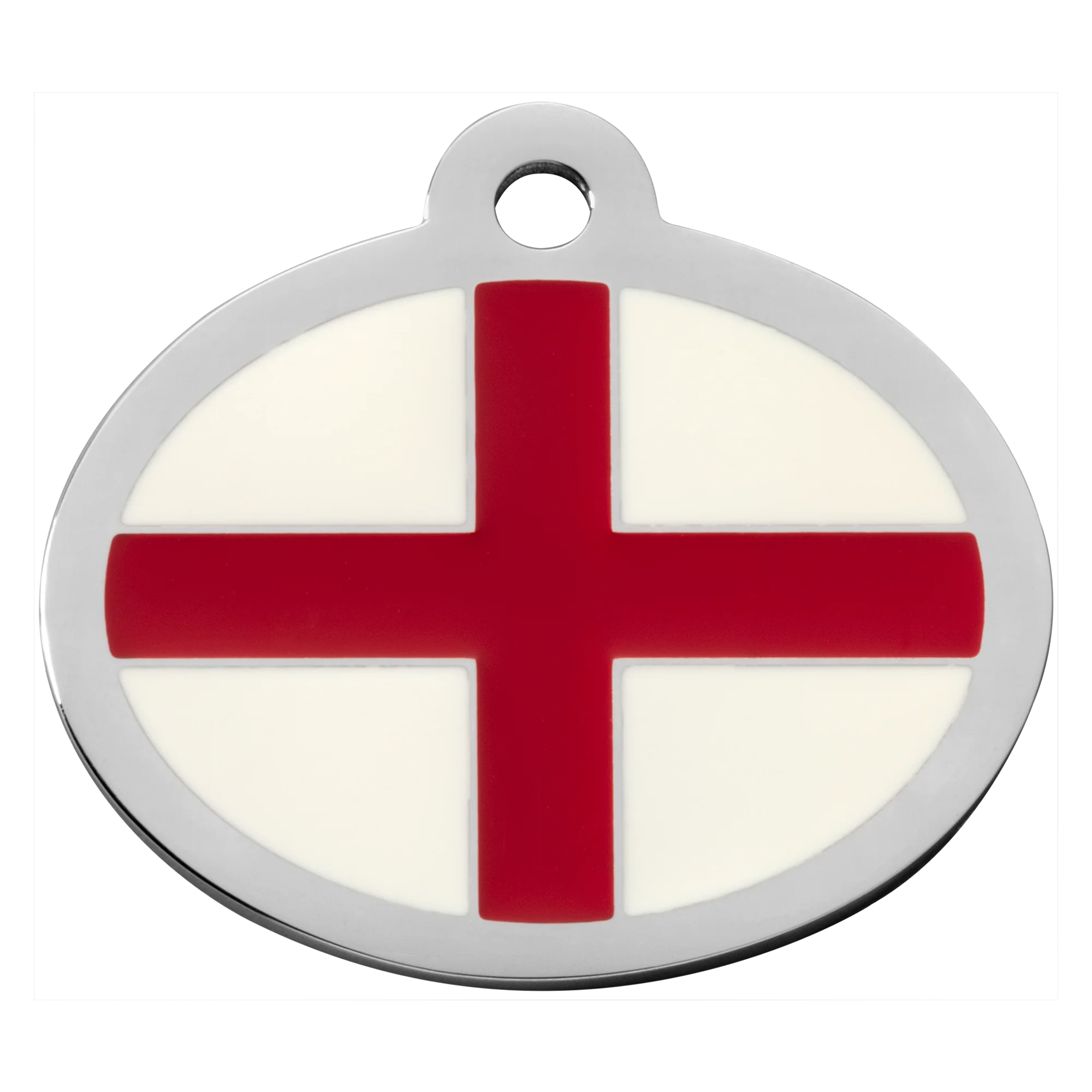 St George Flag Oval Pet Tag