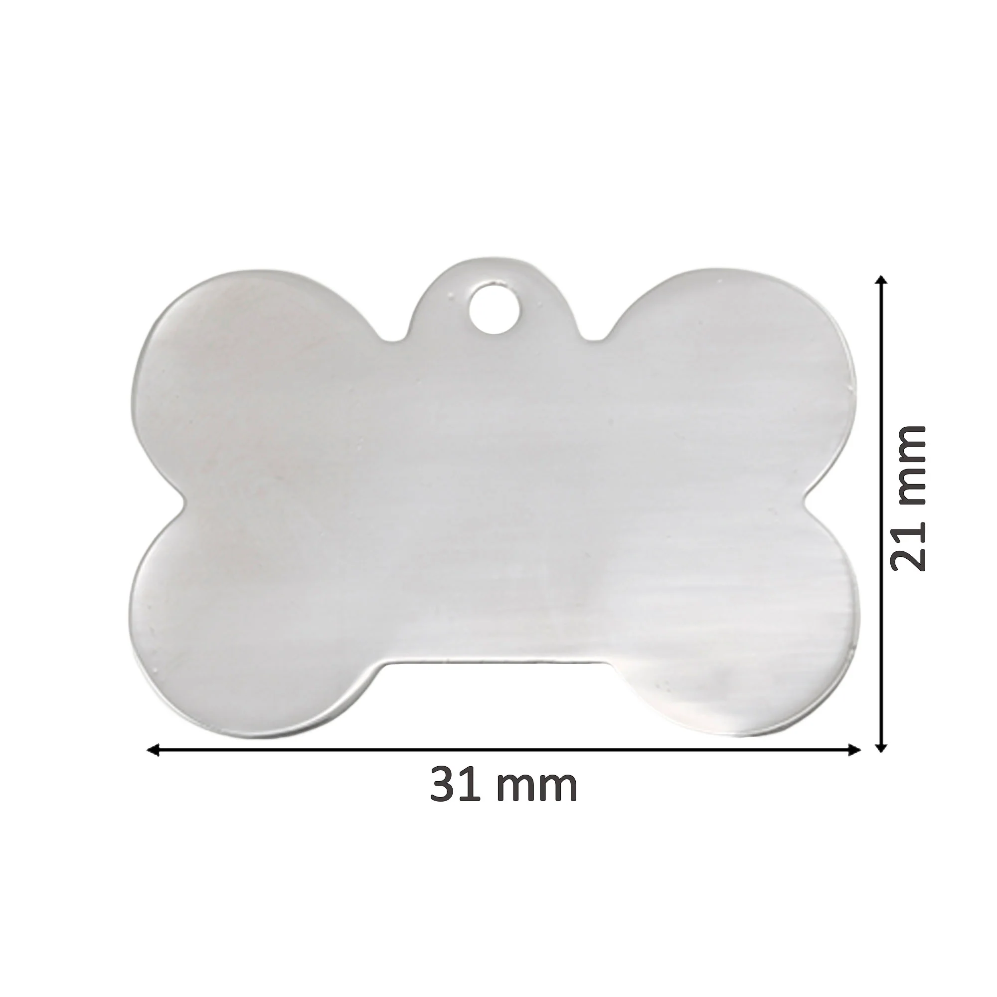 Stainless Steel Bone Dog ID Tags - Image 3