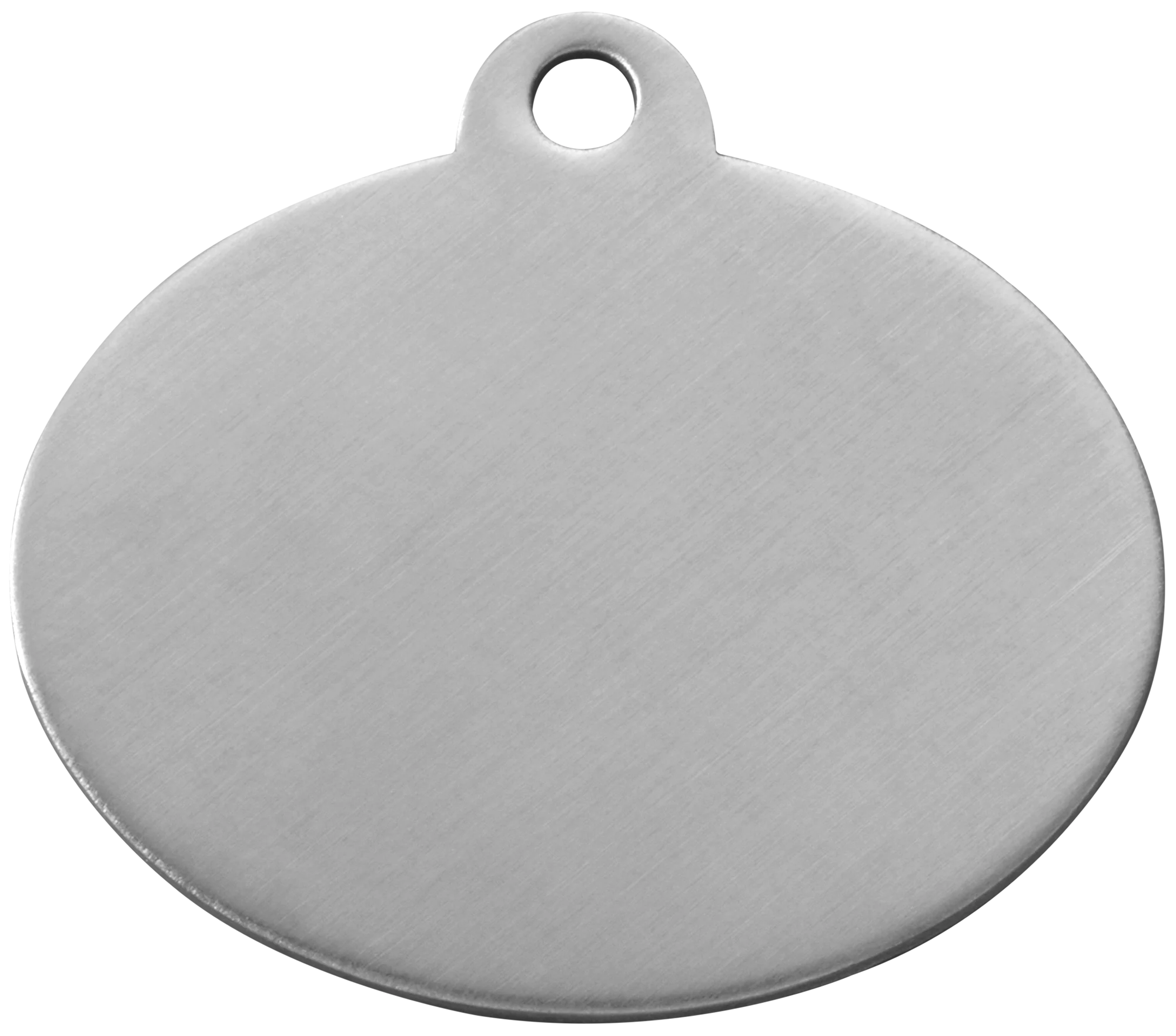 Black Oval Bone Pet Tag - Image 2