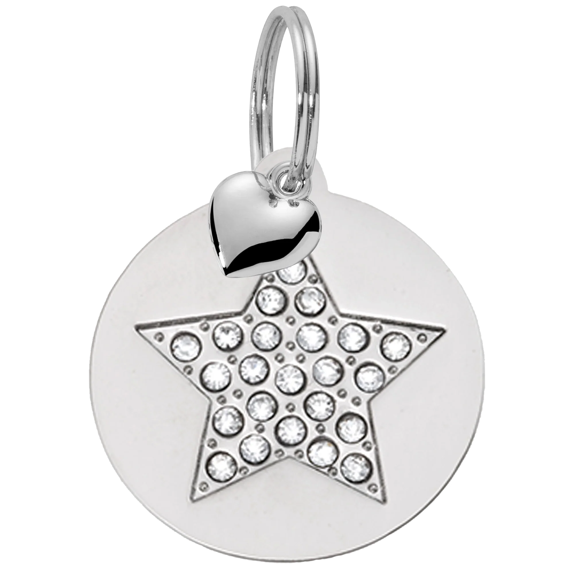 Stella Bling Round Pet Tag - Image 4