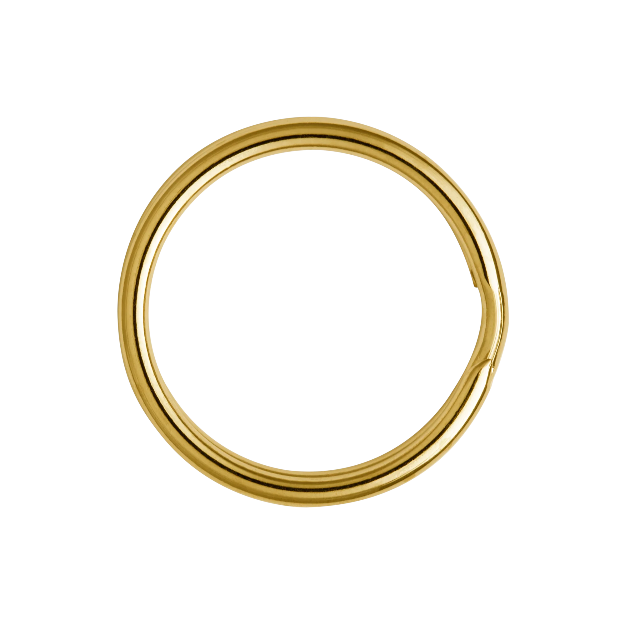 Spare Split Ring in Steel or Brass (your tag comes with a free ring) - Image 2